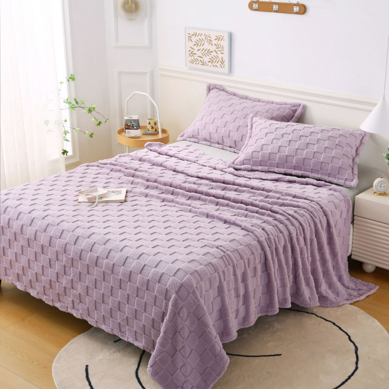 Poliesterska deka s geometrijskim uzorkom za ured i sofu, težina ispod 300 g, moderan minimalistički stil