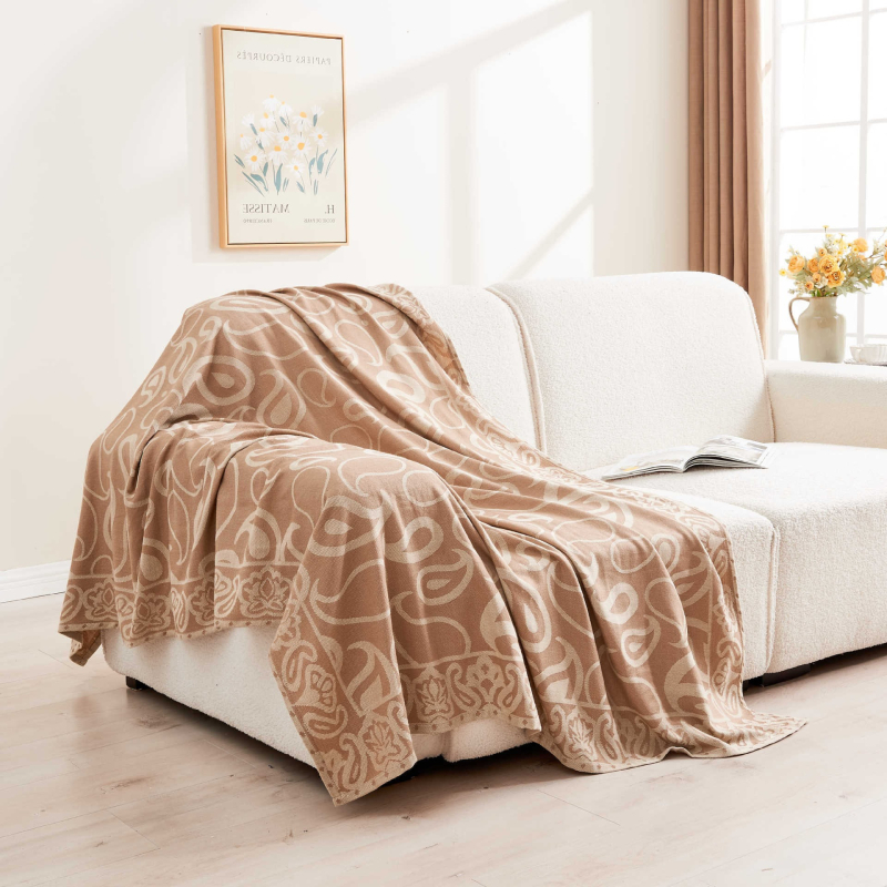 Pătură pentru avion — Poliester, 500–799 g, Model geometric, Toate anotimpurile, Stil modern minimalist, Produs de primă clasă