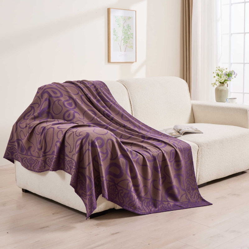 Pătură pentru avion — Poliester, 500–799 g, Model geometric, Toate anotimpurile, Stil modern minimalist, Produs de primă clasă