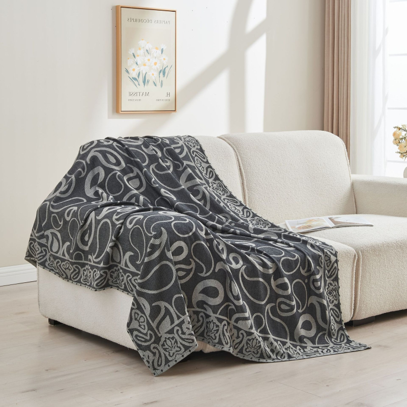 Pătură pentru avion — Poliester, 500–799 g, Model geometric, Toate anotimpurile, Stil modern minimalist, Produs de primă clasă