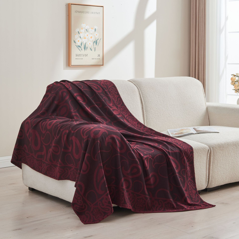 Pătură pentru avion — Poliester, 500–799 g, Model geometric, Toate anotimpurile, Stil modern minimalist, Produs de primă clasă