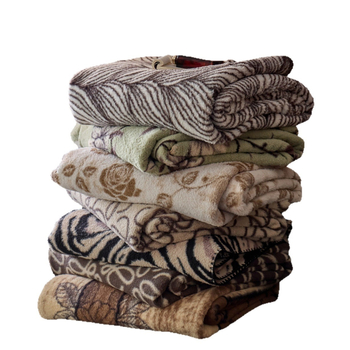 Kašmirski pleteni pokrivač s cvjetnim uzorkom, lagani luksuz, proljeće i jesen, 230 g