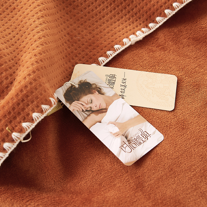 Deka od mliječnog velura, Poliester, 300–500 g, Četiri sezone, Stil Ins