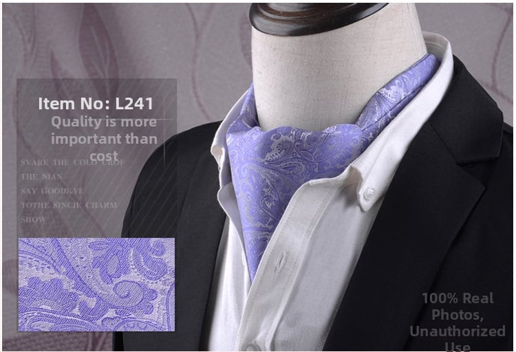 Unisex Jacquard φουλάρι - Λεπτό πολυτελές στυλ, Φλοράλ Μοτίβο, Πολυεστερικά Νήματα, Meisin Nalai