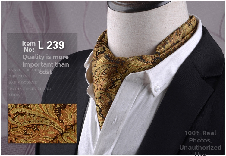 Unisex Jacquard φουλάρι - Λεπτό πολυτελές στυλ, Φλοράλ Μοτίβο, Πολυεστερικά Νήματα, Meisin Nalai