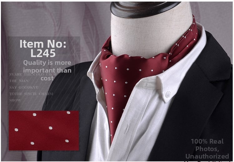 Unisex Jacquard φουλάρι - Λεπτό πολυτελές στυλ, Φλοράλ Μοτίβο, Πολυεστερικά Νήματα, Meisin Nalai