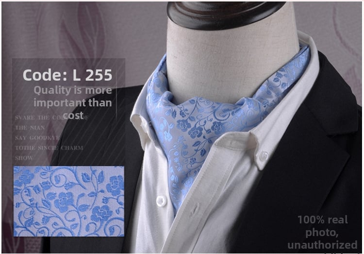 Unisex Jacquard φουλάρι - Λεπτό πολυτελές στυλ, Φλοράλ Μοτίβο, Πολυεστερικά Νήματα, Meisin Nalai