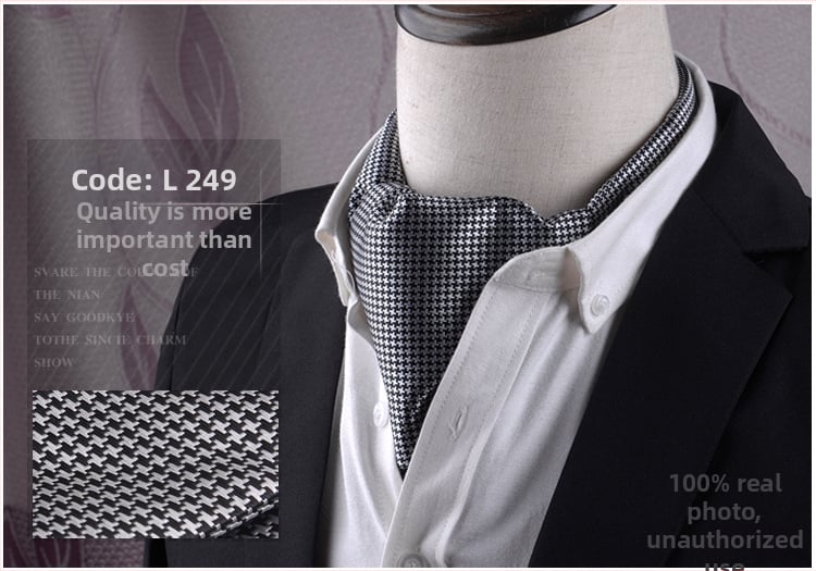 Unisex Jacquard φουλάρι - Λεπτό πολυτελές στυλ, Φλοράλ Μοτίβο, Πολυεστερικά Νήματα, Meisin Nalai