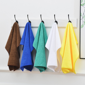 Prosop pătrat din microfibră pentru spălarea mașinii, cu fir amestecat, 55 g, absorbție 5–10 s, logo personalizat