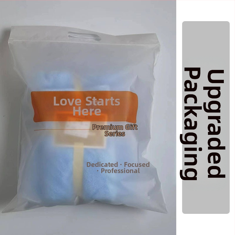 Σετ πετσέτες σε κουτί δώρου, φλις κοραλλιοειδές, 320 g, απλή ύφανση, δυνατότητα εκτύπωσης λογότυπου