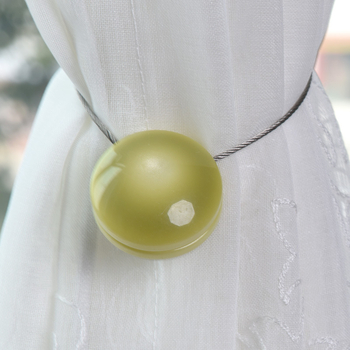 Cat-Eye sveķu magnētiskā aizkara sprādze ar magnētisku siksnu, uzstādīšana nav nepieciešama, mūsdienīgs minimālisma stils