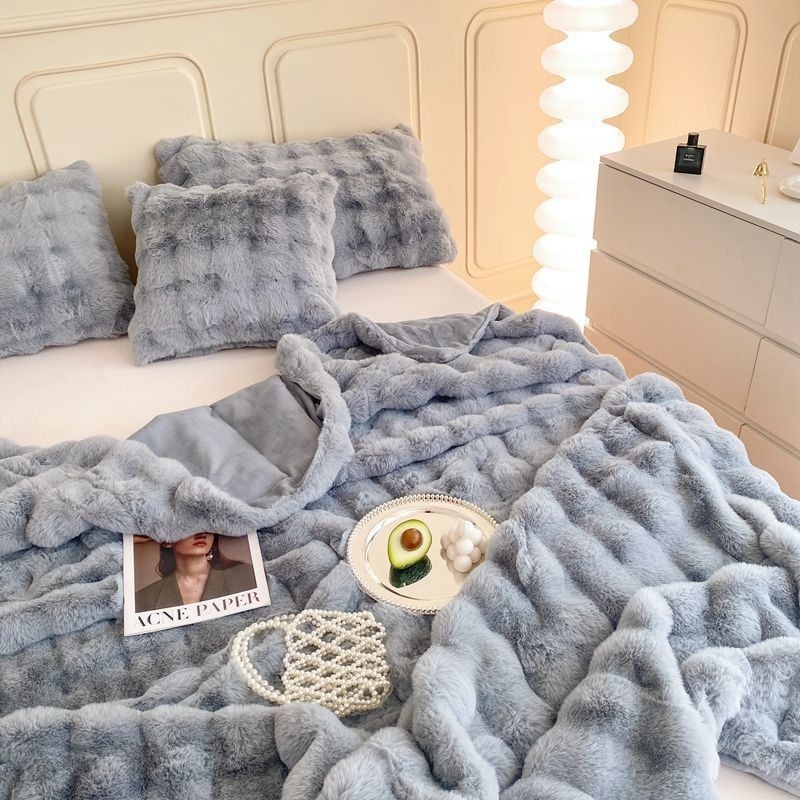 Raschel pléd, 100% poliészter, Tél, 300-500 g, Testreszabható, otthon, hálószoba és irodai kanapé számára