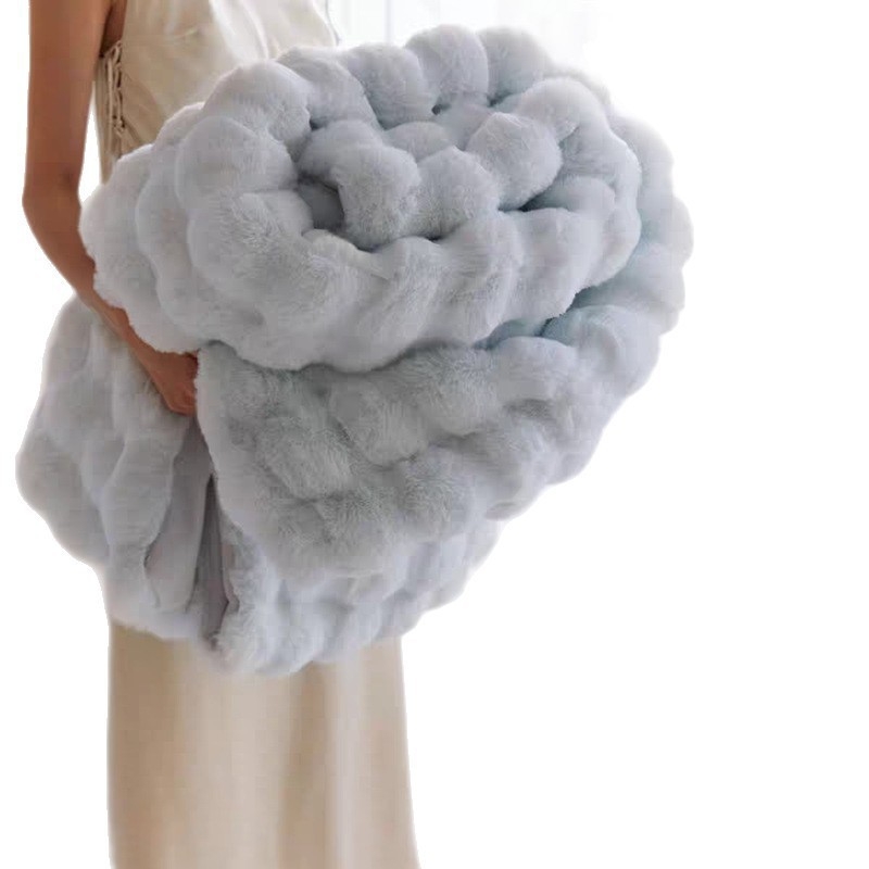 Raschel pléd, 100% poliészter, Tél, 300-500 g, Testreszabható, otthon, hálószoba és irodai kanapé számára