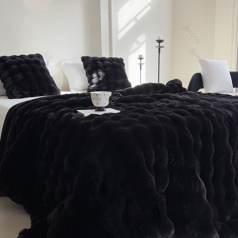 Raschel pléd, 100% poliészter, Tél, 300-500 g, Testreszabható, otthon, hálószoba és irodai kanapé számára