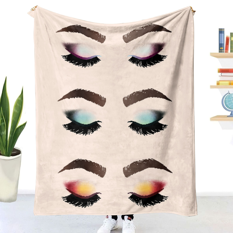 Полиестерово фланелено одеяло, 280–300 г/м², пролетно и есенно, карикатурен стил, свиване 3%