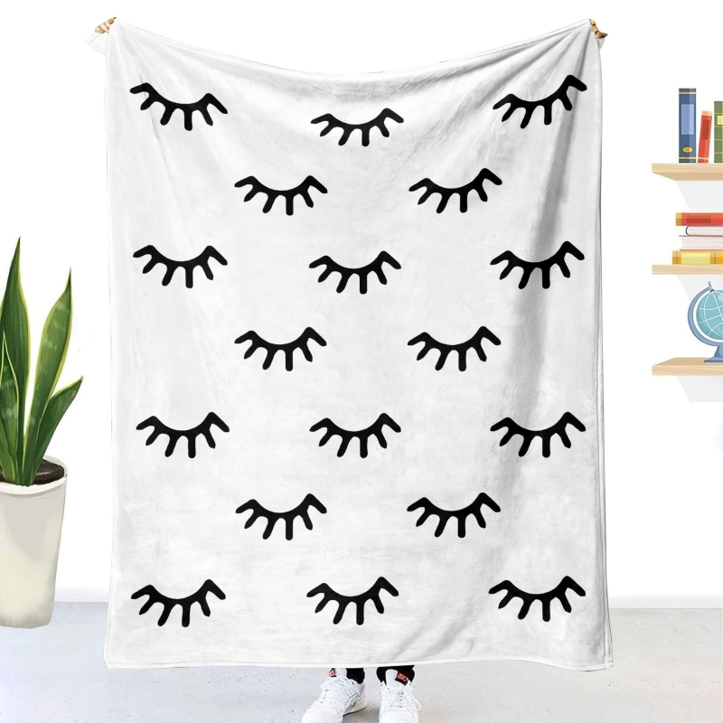 Полиестерово фланелено одеяло, 280–300 г/м², пролетно и есенно, карикатурен стил, свиване 3%