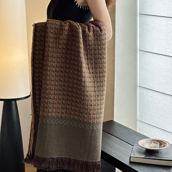 Pamukova deka s resicama za kauč, lagani luksuzni stil, 800–999 g, prikladna za sve sezone