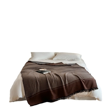 Pamukova deka s resicama za kauč, lagani luksuzni stil, 800–999 g, prikladna za sve sezone