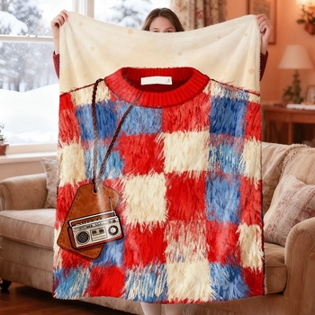 Дигитално принтирана фланелена завивка с мотиви растения и цветя, полиестер, за всички сезони, персонализирана