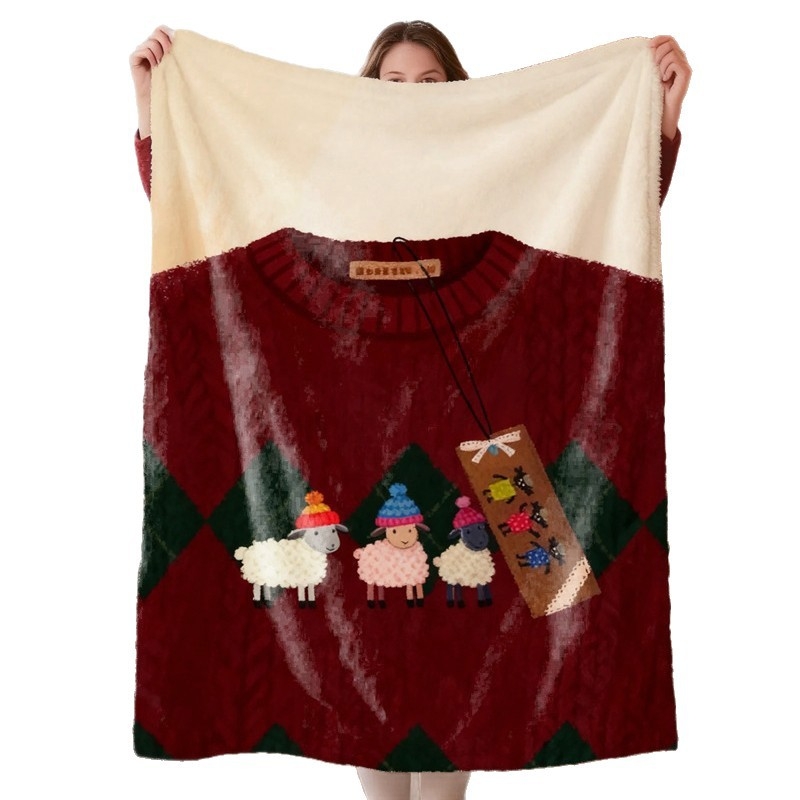 Дигитално принтирана фланелена завивка с мотиви растения и цветя, полиестер, за всички сезони, персонализирана