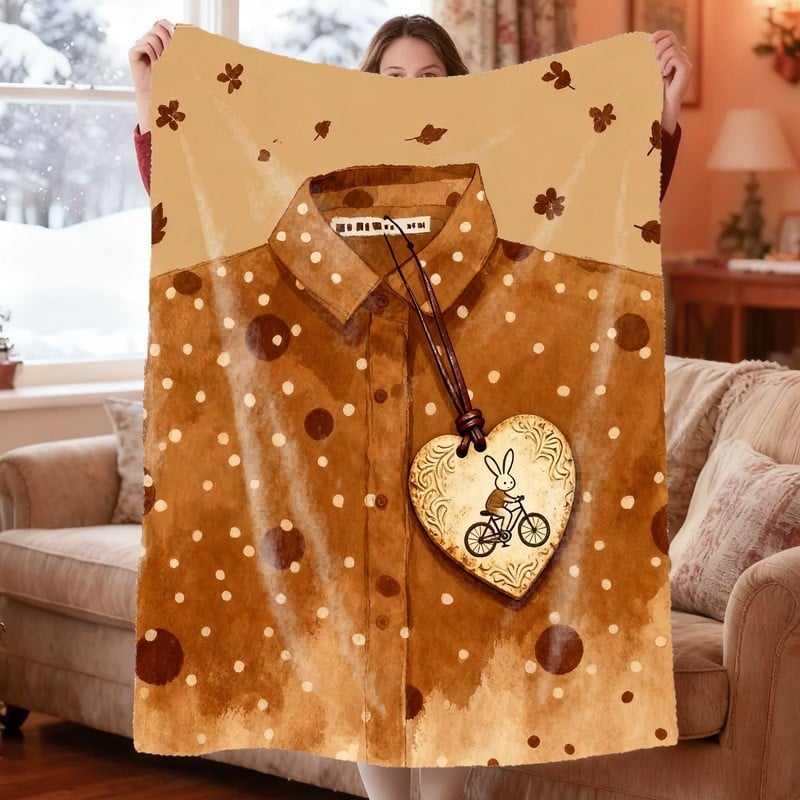 Дигитално принтирана фланелена завивка с мотиви растения и цветя, полиестер, за всички сезони, персонализирана