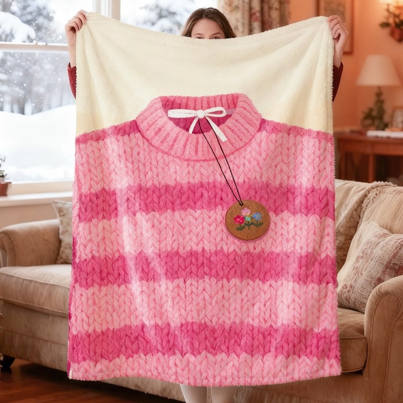 Дигитално принтирана фланелена завивка с мотиви растения и цветя, полиестер, за всички сезони, персонализирана