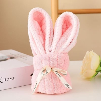 Nyusziformájú törölköző, korall fleece, 100D szál, vágott velúr felület