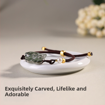 Brățară cu cristal fantomă, șnur elastic, ambalaj individual, lansare vară 2023