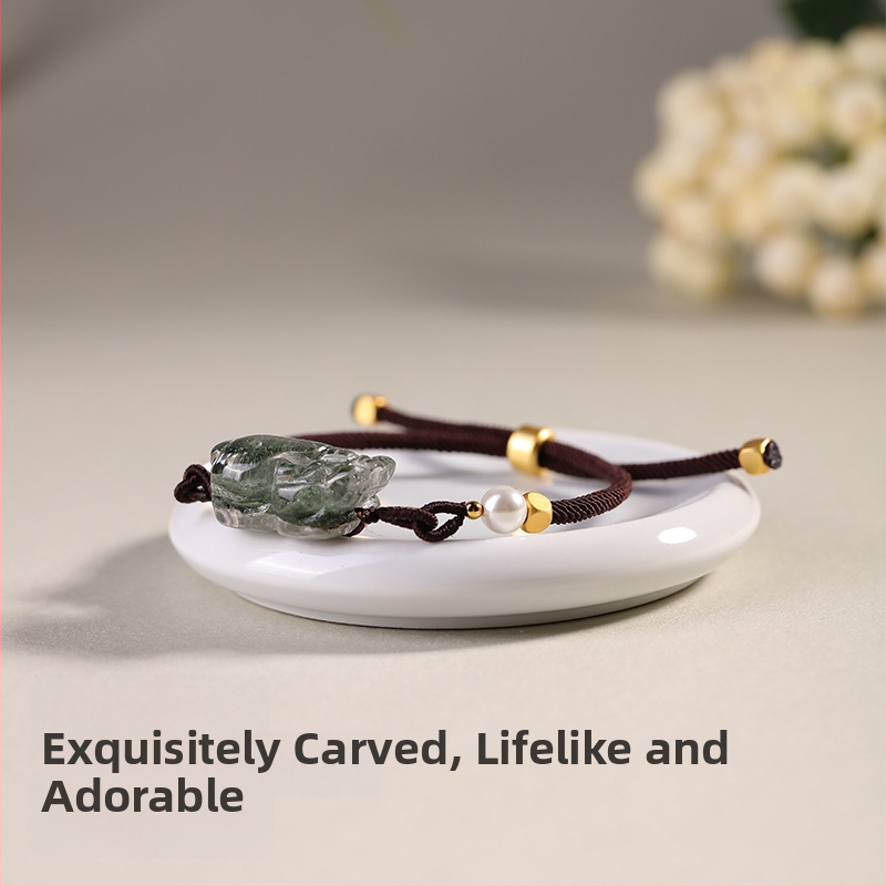 Náramok s duchovým kryštálom, elastickou šnúrou, samostatné balenie, letné vydanie 2023