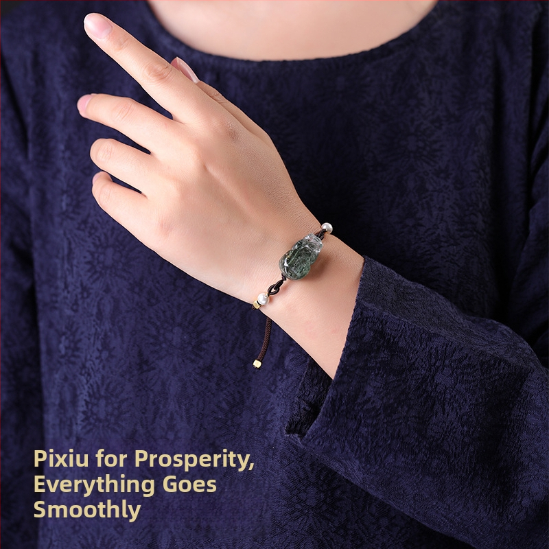 Náramok s duchovým kryštálom, elastickou šnúrou, samostatné balenie, letné vydanie 2023