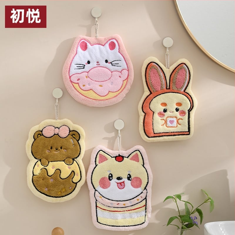 Bo Chu Hui originaalbrändi käterätik, korallfliis, kiire kuivatamine ja imavus, 150D lõng, õmblusega äär, Kohandamine saadaval, 30–50 g