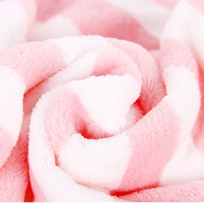 Korall fleece törölköző, csíkos, puha és vastag, törölköző és arc-törölköző, 100D szál • vágott pile felület • tömeg 50–80 g • testreszabható feldolgozás