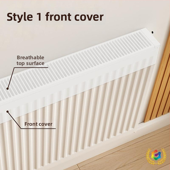 Прахозащитно покривало за радиатор, прост и модерен стил, за дневна стая.