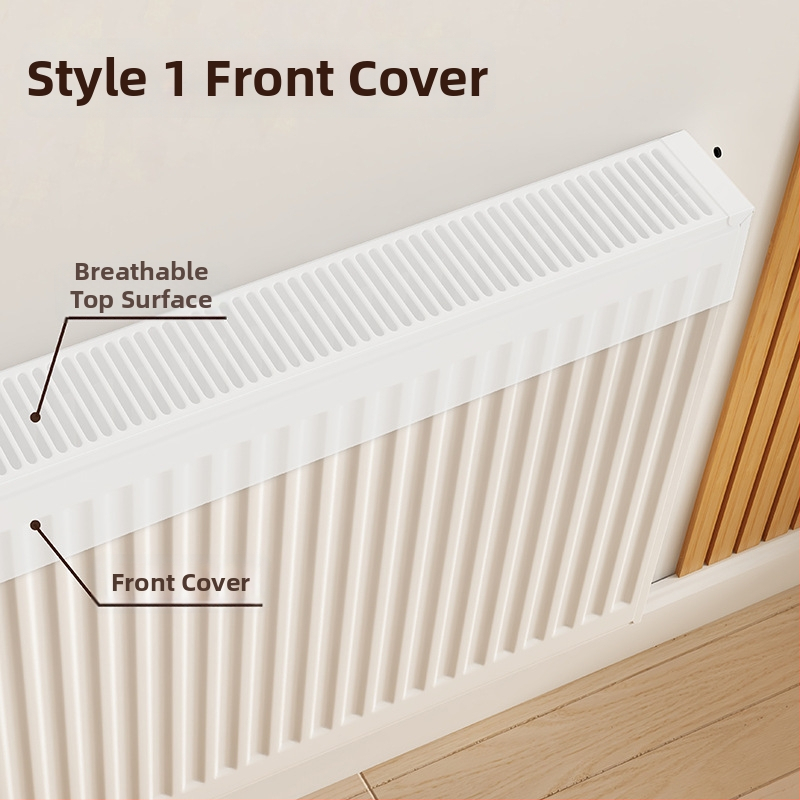 Прахозащитно покривало за радиатор, прост и модерен стил, за дневна стая.