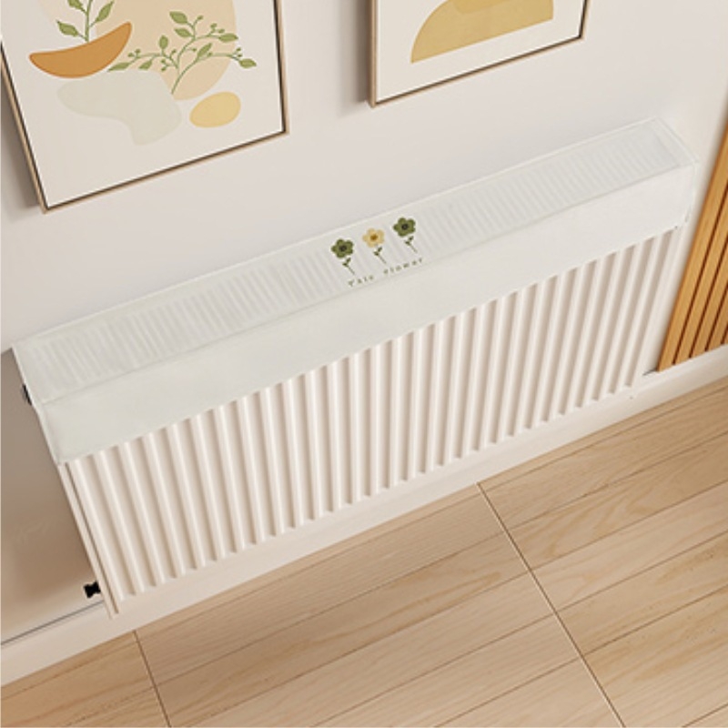 Прахозащитно покривало за радиатор, прост и модерен стил, за дневна стая.