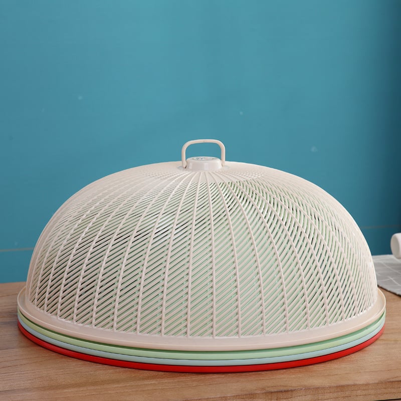 Ümmargune plastikust köögiviljakile – polüpropüleen, putuka- ja tolmukaitse, söögilaua ja köögi jaoks