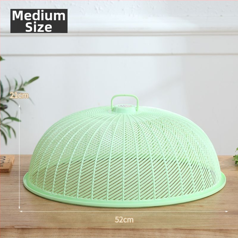 Ümmargune plastikust köögiviljakile – polüpropüleen, putuka- ja tolmukaitse, söögilaua ja köögi jaoks