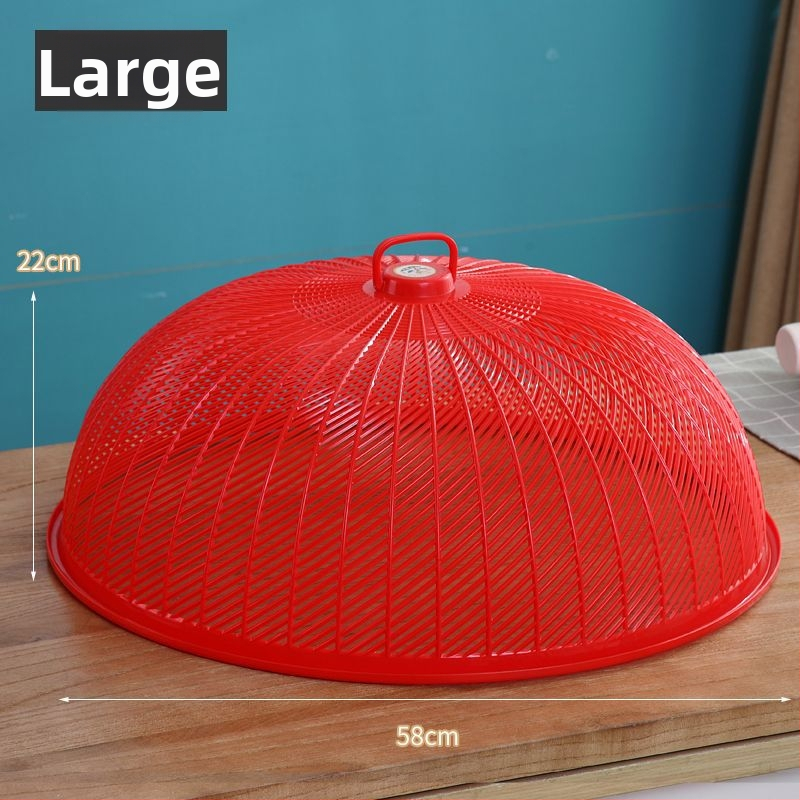 Ümmargune plastikust köögiviljakile – polüpropüleen, putuka- ja tolmukaitse, söögilaua ja köögi jaoks