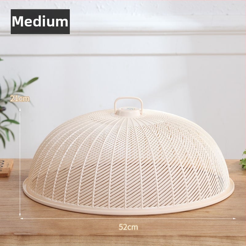 Ümmargune plastikust köögiviljakile – polüpropüleen, putuka- ja tolmukaitse, söögilaua ja köögi jaoks