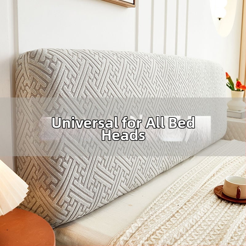 Покривка за таблата на леглото — жакардова тъкан, полиестер, еластична, универсална, четири сезона, прахоустойчива