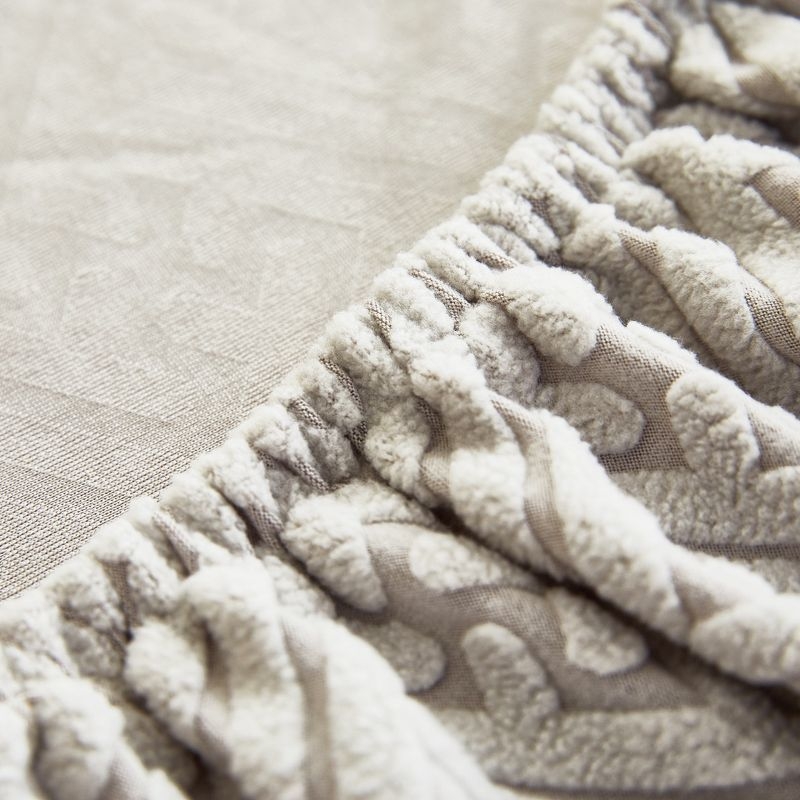 Покривка за таблата на леглото — жакардова тъкан, полиестер, еластична, универсална, четири сезона, прахоустойчива