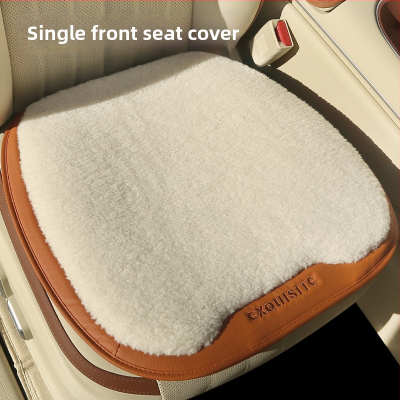 Pliša automašīnas sēdekļa pārklājs ziemas versijai, pilns priekšējo un aizmugurē sēdekļu segums, nav pielāgojams, apstiprināta privāta zīmola zīmols