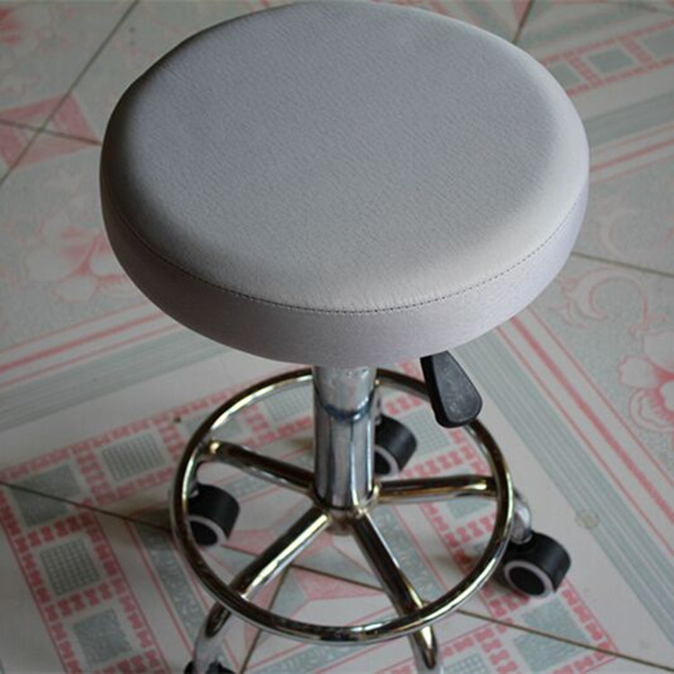 Kerek székhuzat, kevert anyagú, 65% pamut, csúszásmentes, kopásálló, egyszínű, modern minimalista stílus