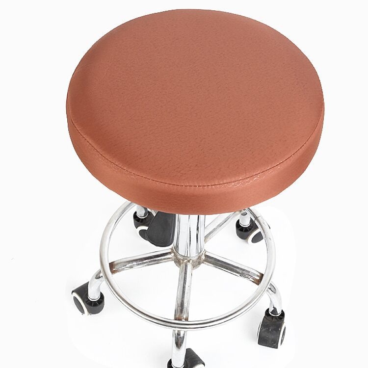 Kerek székhuzat, kevert anyagú, 65% pamut, csúszásmentes, kopásálló, egyszínű, modern minimalista stílus