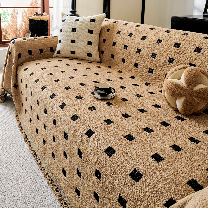 Párnázott kanapéhuzat, doily-típusú, mintázat 113019, INS stílus, univerzális porvédő kanapéhoz