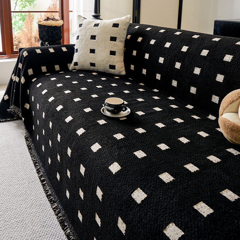 Párnázott kanapéhuzat, doily-típusú, mintázat 113019, INS stílus, univerzális porvédő kanapéhoz