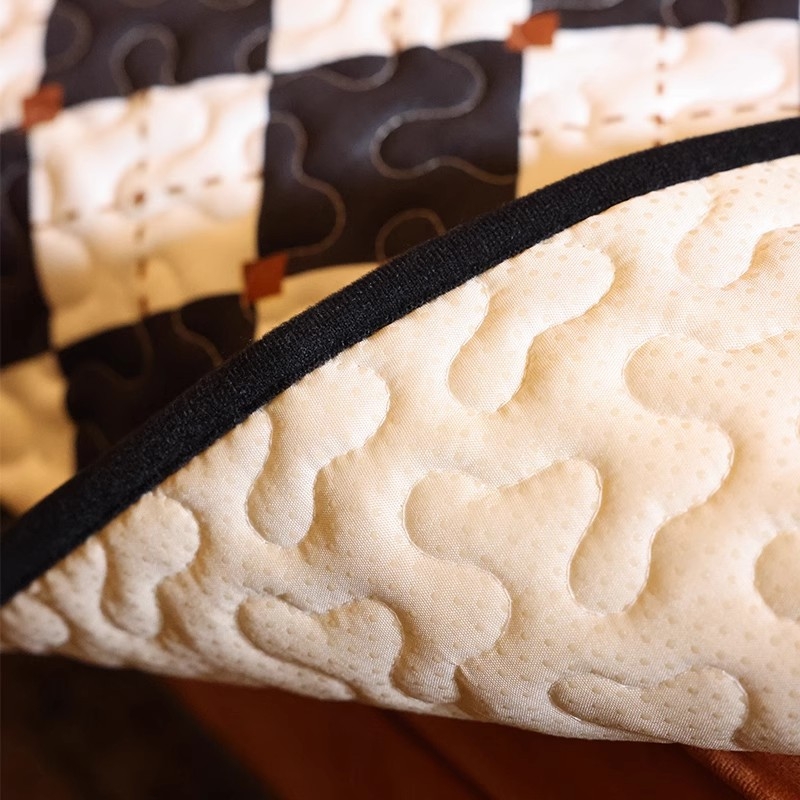 Csúszásmentes négy évszakos kanapé párna, pamutból, geometriai diamantszerű mintával, kombinált kanapéra alkalmas, testreszabható