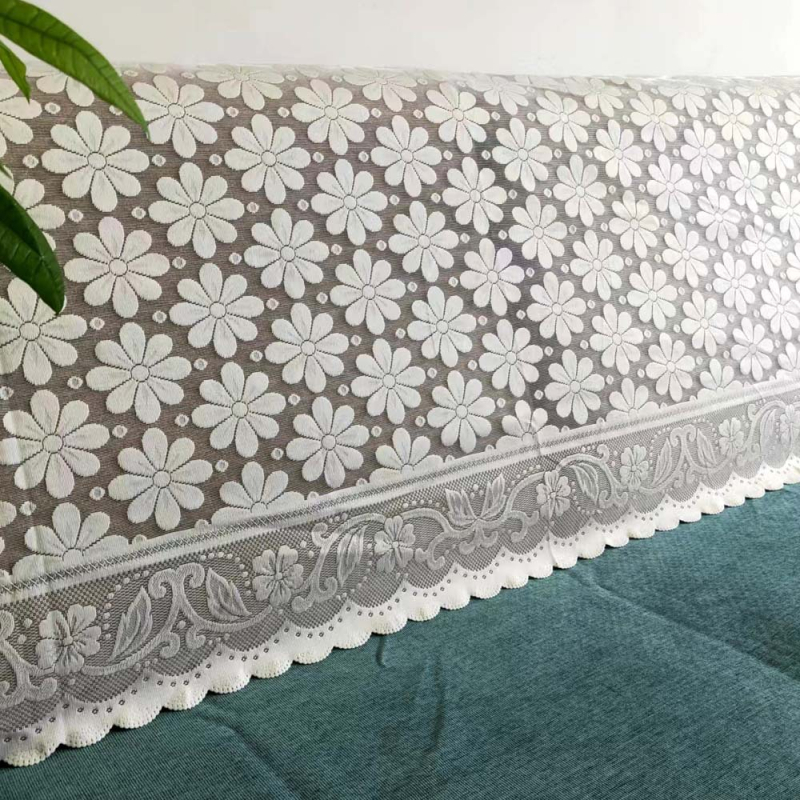 Pokrov za stražnji dio kauča, potpuno pokrivanje bez zatvarača, europski stil čipka, za kombinirani kauč (Model P6JA4cMQ)