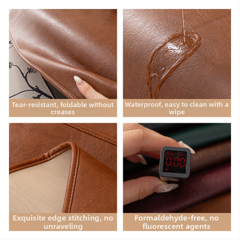 Kožni jastuk za kauč — Jinyi; oblik: doily-tip; stil: Novi kineski stil; namijenjeno za opću uporabu