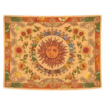 Φωτεινός πολυεστερικός γοβλέν, ορθογώνιο σχήμα, 100% πολυεστέρας, ψηφιακή μεταφορά θερμότητας, μοτίβο κύκλου/καρδιάς